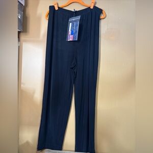 Susan Graver Black Pull On Pants